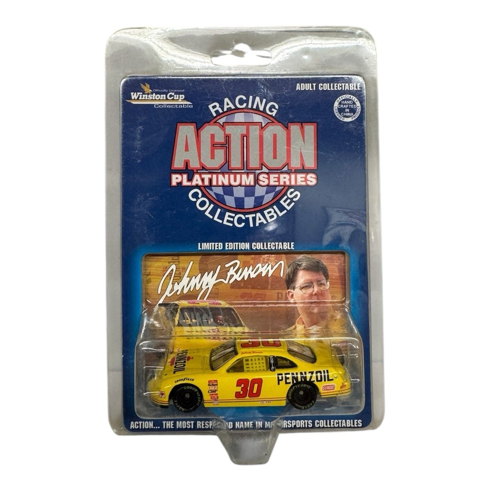 Johnny Benson 1996 Pennzoil #30 NASCAR 1/64 Diecast Pontiac Action Platinum