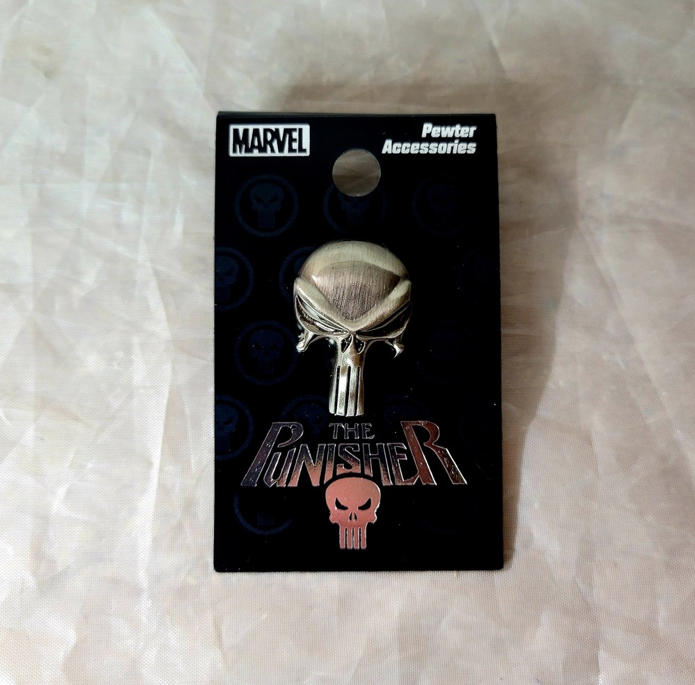 The Punisher Logo Pewter Lapel Pin