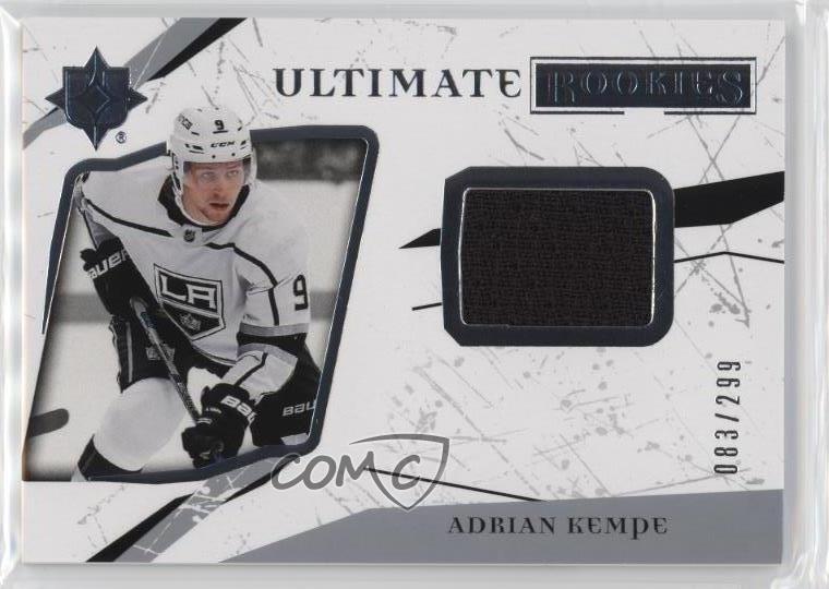 2017-18 Ultimate Collection Rookies Jerseys /299 Adrian Kempe #85 Rookie RC