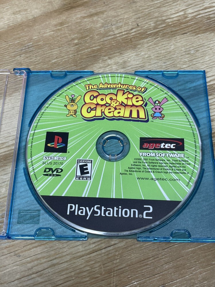 The Adventures Of Cookie and & Cream Sony Playstation 2 PS2 Disc Only