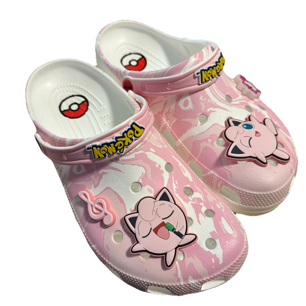 Crocs Pokemon Jigglypuff Classic Clog Men’s 10 / Women’s 12