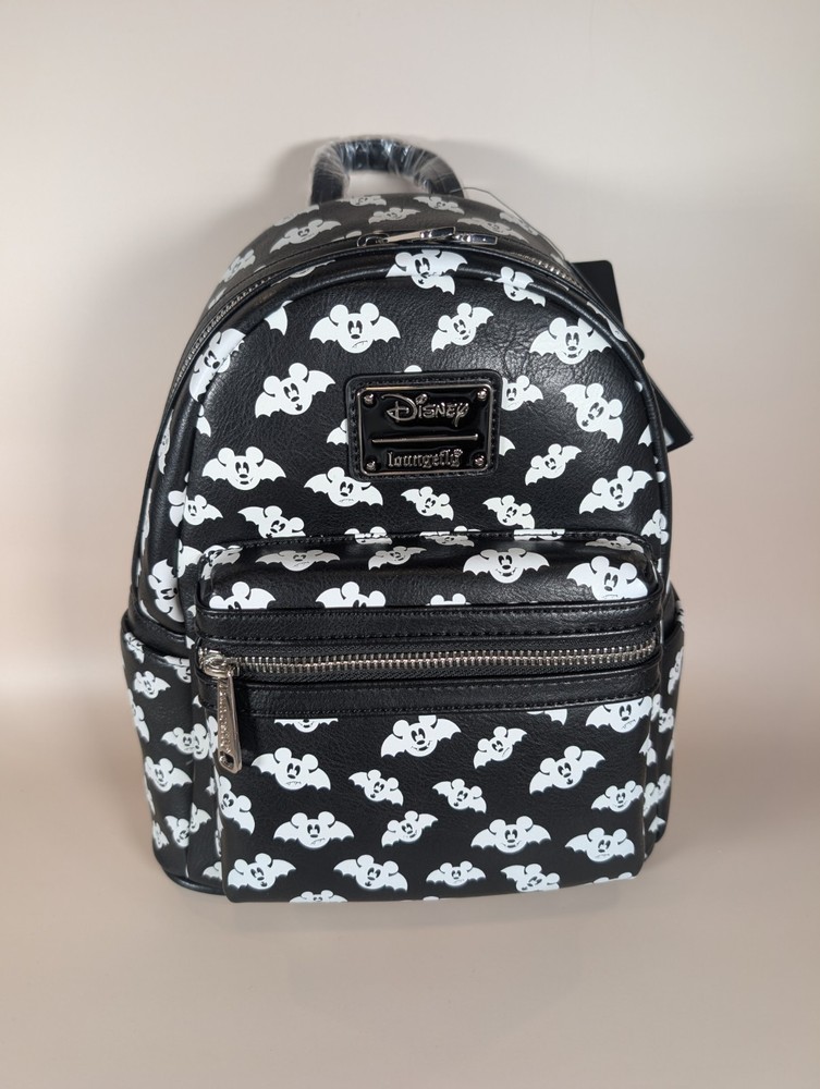 Loungefly Disney Totally Batty Mickey Bat AOP Mini Backpack