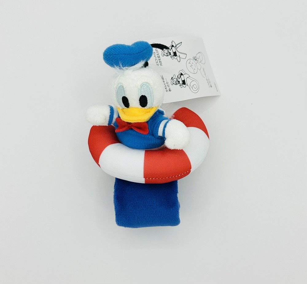 NEW Tokyo Disney JAPAN Plush Badge Band Purse Strap Donald Duck Lifesaver