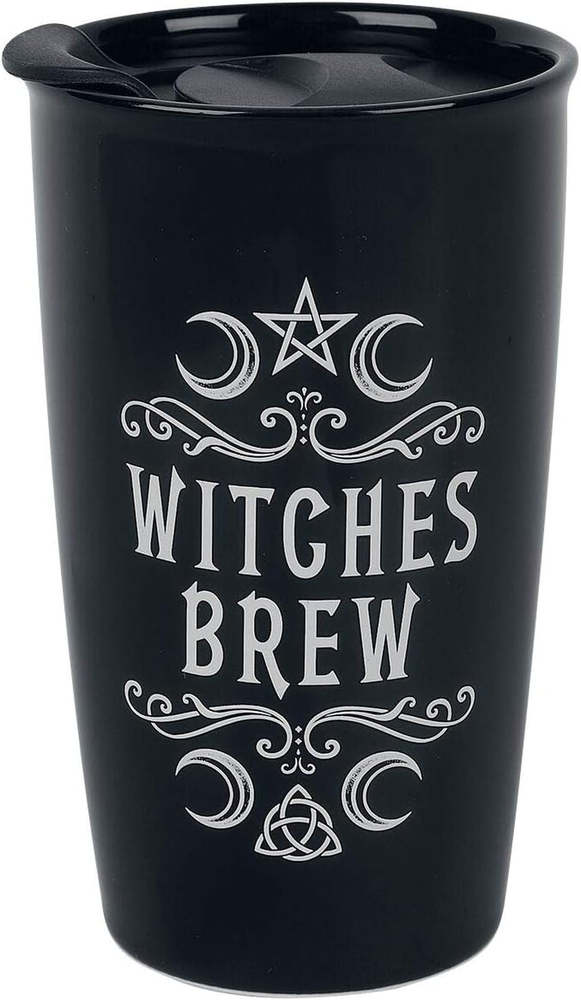 the Vault Crescent Witches Brew Double Walled Ceramic Coffee Mug