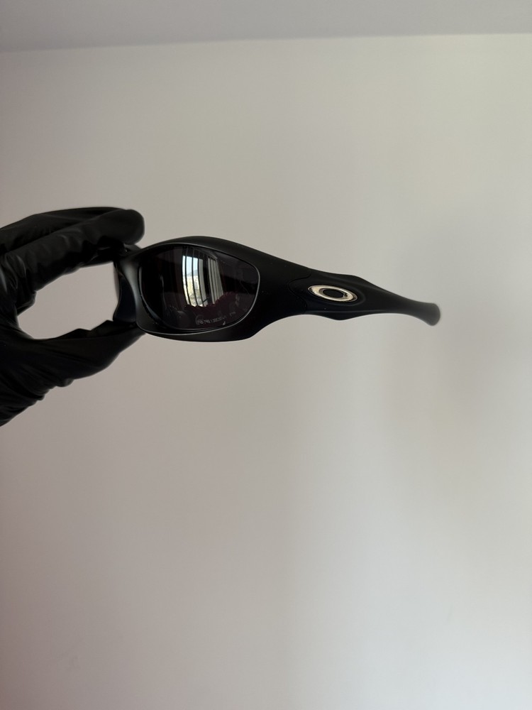 Vintage Oakley Monster Dog Sunglasses 00s Matte Black Frame Black Lenses