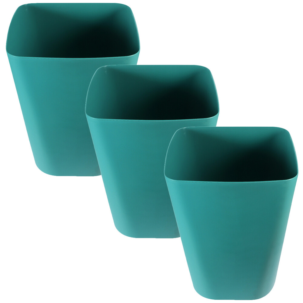 3 Pcs Outdoor Trash Can Table Bins Sensor Rubbish Small Garbage