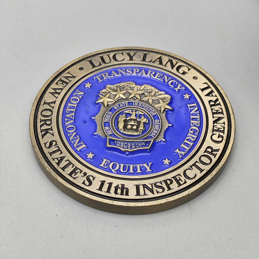 New York State 11th Inspector General Luck Lang Challenge Coin