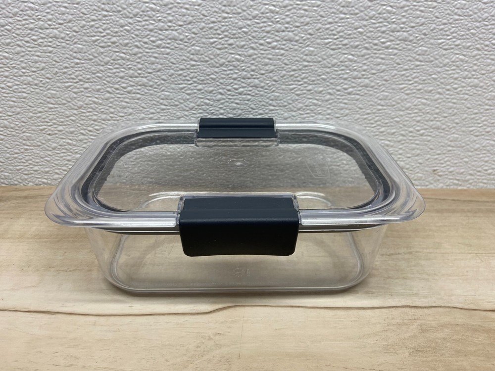 Rubbermaid Brilliance 3.2 Cup 760ml Clear Plastic Food Storage Container USA