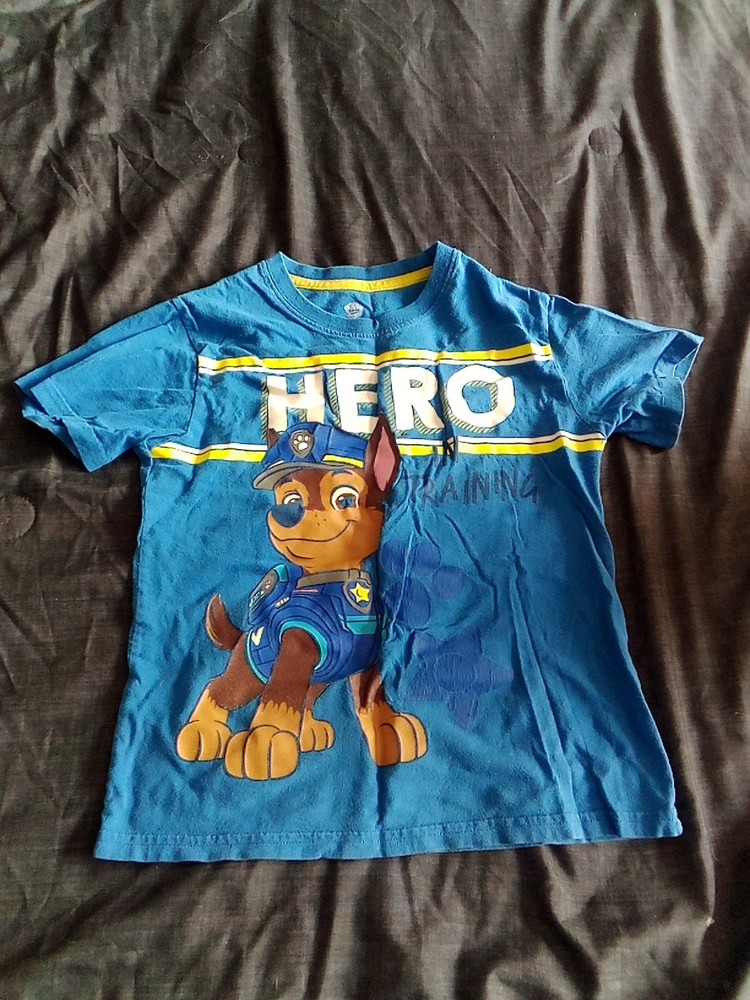 Nickelodeon Paw Patrol Blue Shirt Size 6-7t