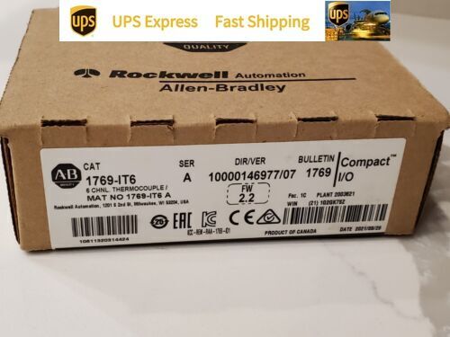 1769-IT6 New Factory Sealed AB 1 YEAR WARRANTY FAST DELIVERY 1PCS VERY GOOD-image