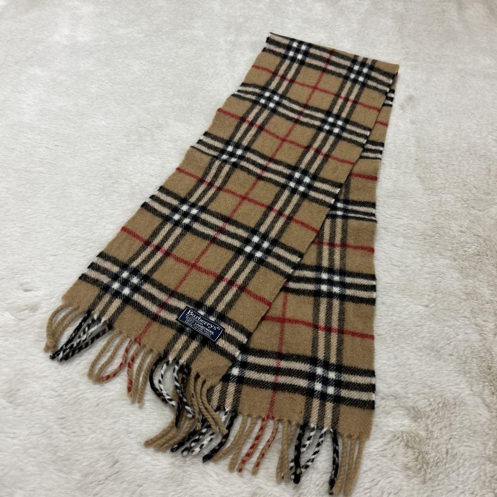 Burberrys Burberry England 100 Lambswool Women Scarf Accessory Original LTD Coll