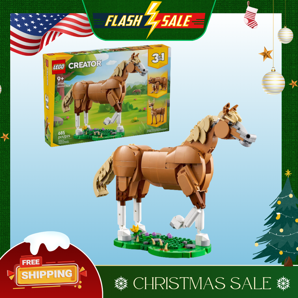 [FASH SALE] LEGO Creator Beautiful Horse 31166 Building Kit (685 Pieces)-image