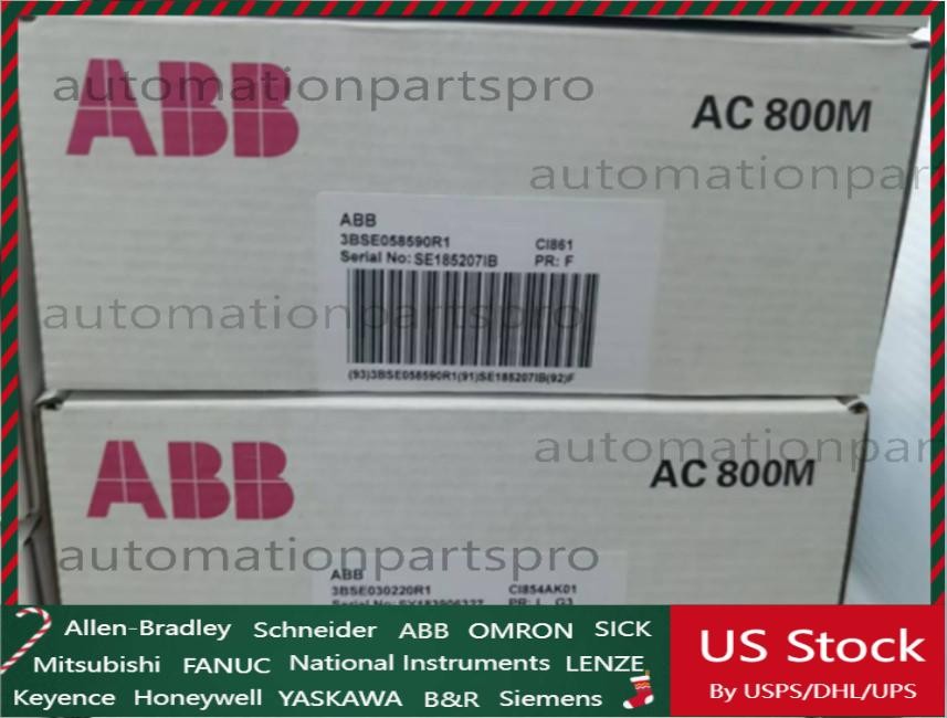 1PCS CI861 PN 3BSE058590R1 ABB Module Brand New FedEx or DHL