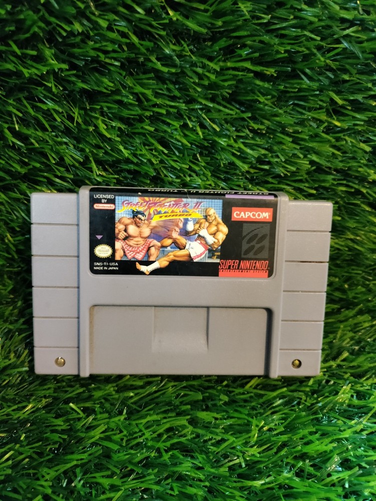 Street Fighter II Turbo Nintendo SNES Cartridge Only Tested Works Authentic