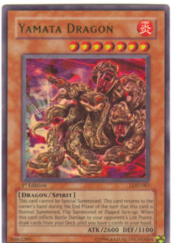 Yamata Dragon LOD-067 Ultra Rare 1st Edition Damaged