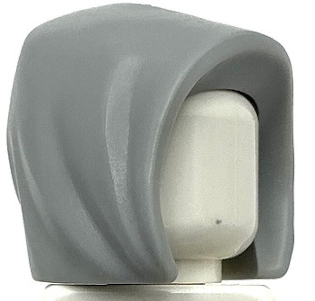 Lego New Light Bluish Gray Minifigure Headgear Hood Basic Smooth Part