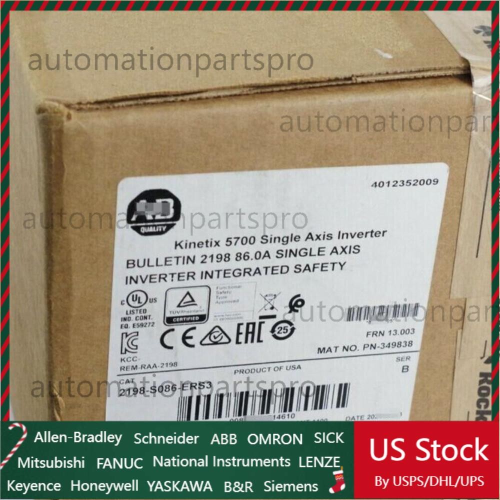 Sealed Allen Bradley 2198-S086-ERS3 Kinetix 5700 Inverter US Free Tax