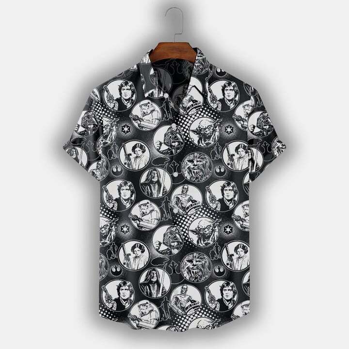 Spaceship Hawaiian Shirt SW   11