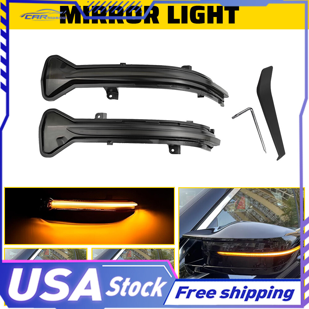 BMW 3 4 5 Series Dynamic Amber LED Mirror Turn Signal Light 51167414650