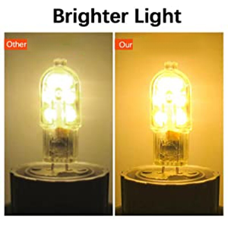 20W Halogen Bulbs Replacement Base 12 LED Bulbs Pack of 10