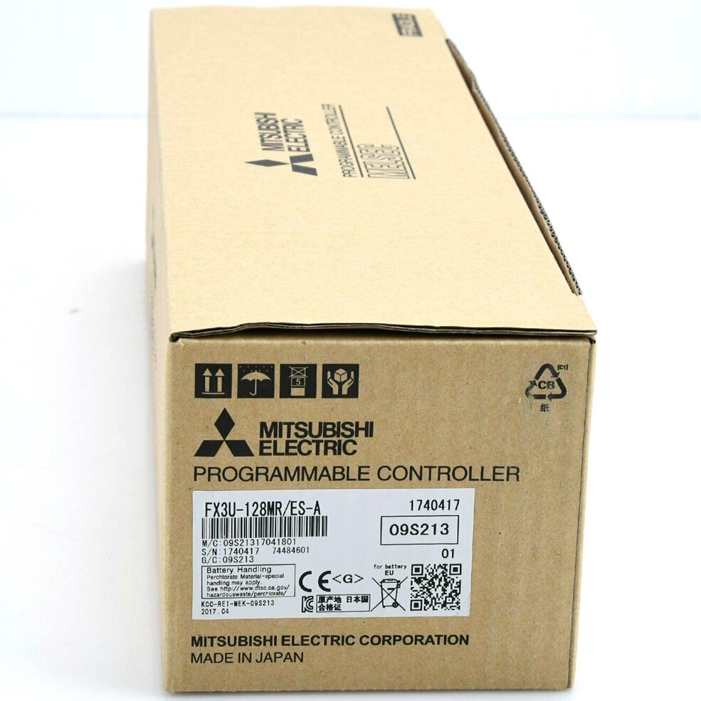 Mitsubishi Programmable Controller PLC FX3U-128MR/ES-A New in Box NIB Free Ship