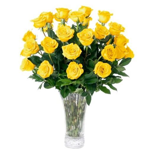 1 Dozen Yellow Roses Bouquet, Best Next-Day Fresh Flower for Delivery Prime,-image