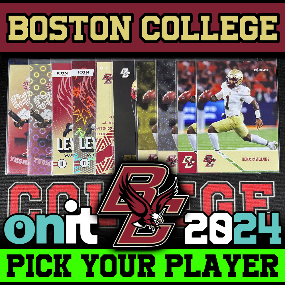 2024 BOSTON COLLEGE ONIT Athlete FOOTBALL Complete Your Base Set *PICK PLAYER*