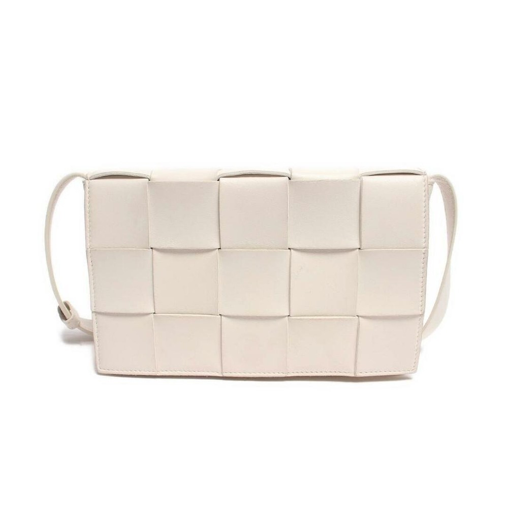 Bottega Veneta Cassette Intrecciato Leather Shoulder Bag for Women