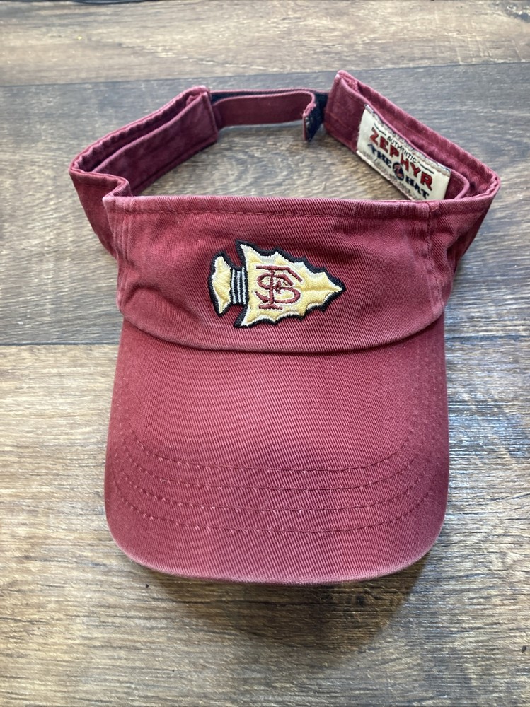 Florida Seminoles FSU Visor Hat Strapback NCAA State University Noles Zephyr