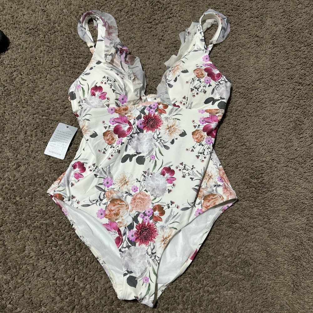 Sea Level Swim Australia Women Floral One-Piece Swimsuit USSize 12 NWT!