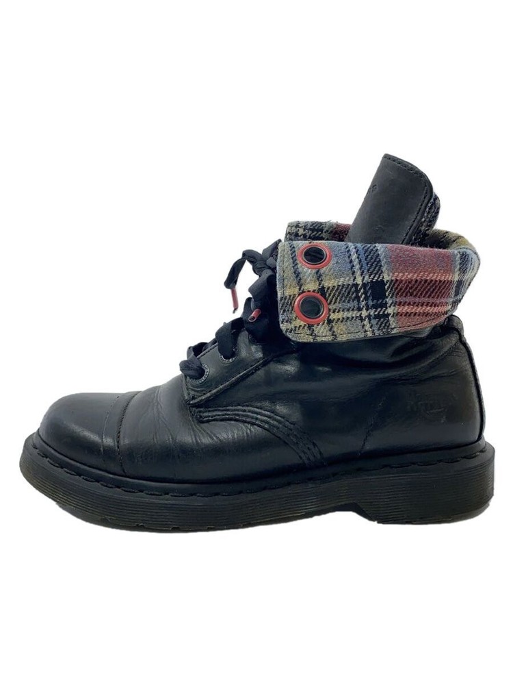 Dr. Martens Lace-Up Boots/Uk6/Black/Leather/Pc071 535
