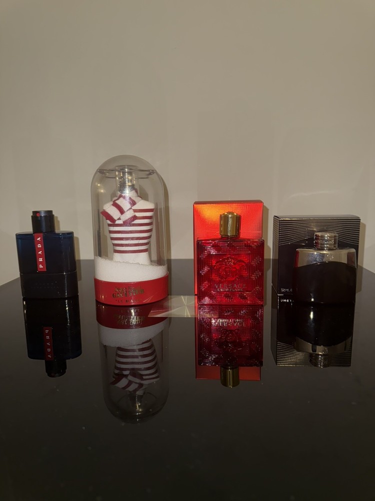 Cologne Bundle lot for Men Unisex Perfume (Prada/Versace/JPG/Mont Blanc)