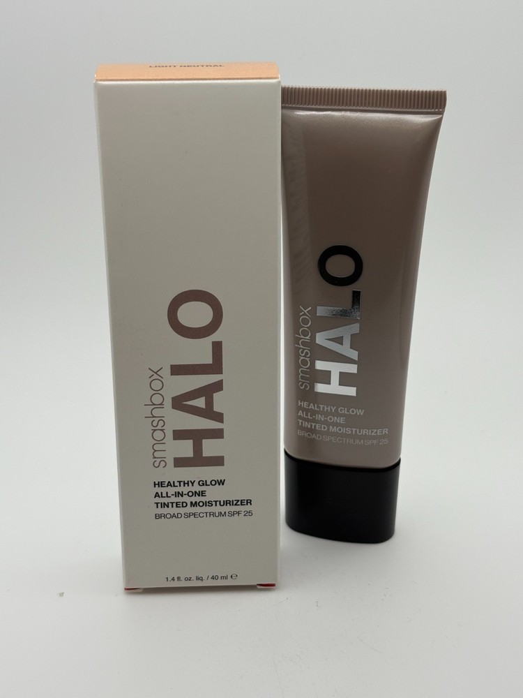 Smashbox Halo Healthy Glow Tinted Moisturizer SPF25-Light Neutral- 1.4 fl oz NIB