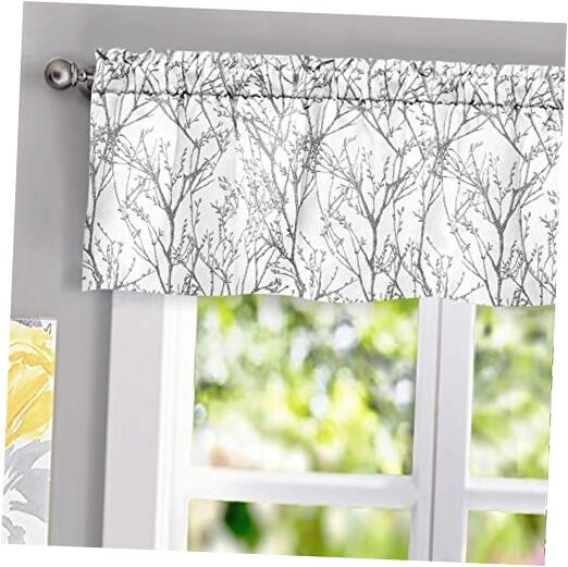 Tree Branch Abstract Ink Printing Lined Thermal Insulated 52