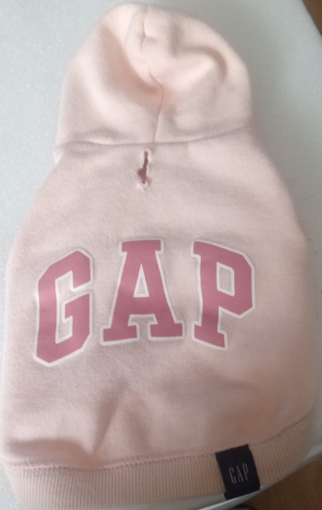 GAP Classic Logo Pink Pet Dog Hoodie Size XS