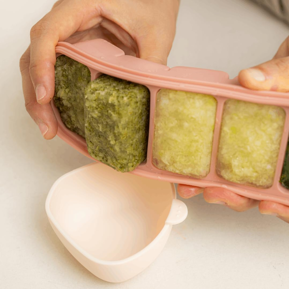 MOMOBIN Korean Silicone Freezer Tray for Meal Prep and Food Storage