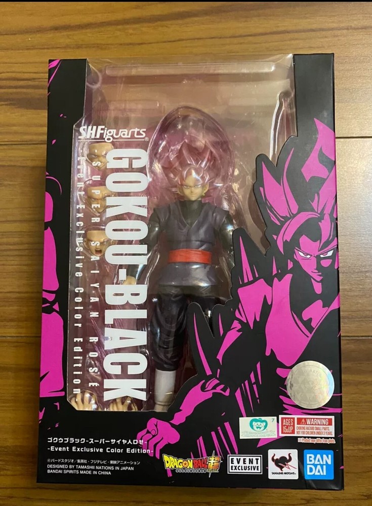 Bandai SH Figuarts SDCC Super Saiyan Rose Goku Black Dragon Ball Z Figure