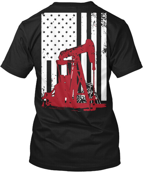 Oil Field T-Shirt Made in the USA Size S to 5XL