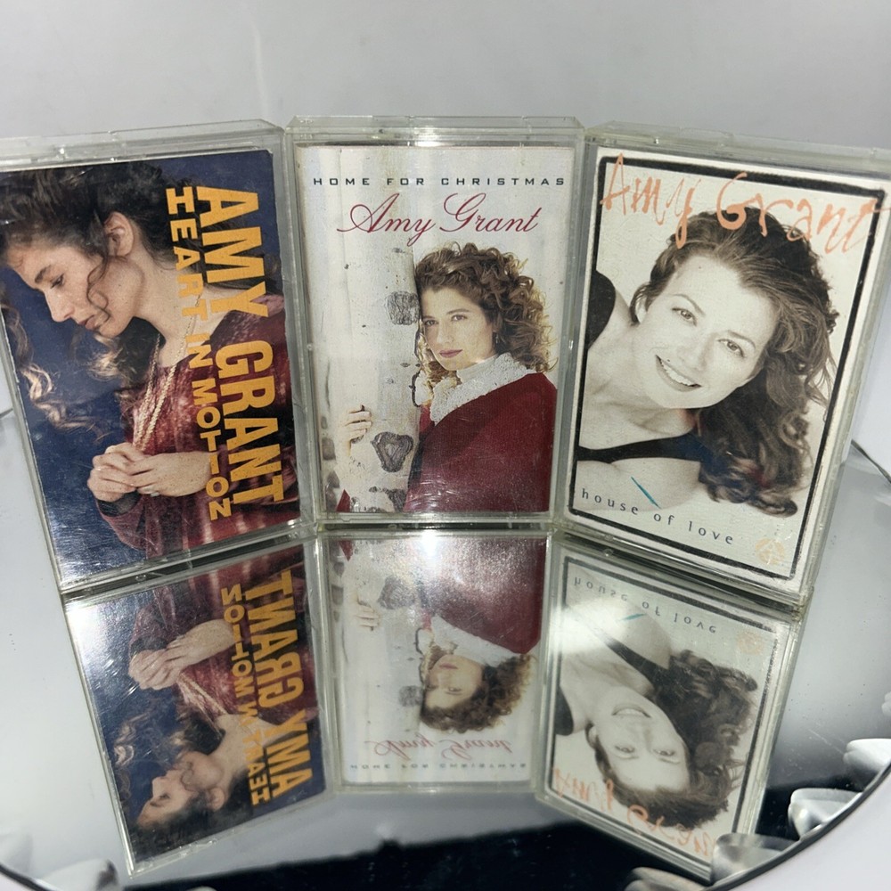 AMY GRANT Cassette Lot Of 3, Home For Christmas, House Of Love, Heart In Motion