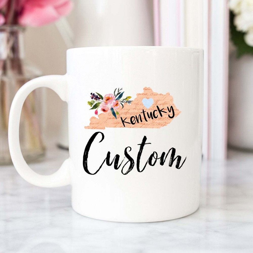 Kentucky Coffee Mug Kentucky Mug Gift Bridesmaid Proposal Wedding Favor State