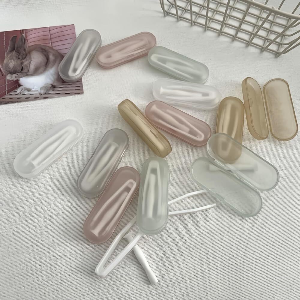 10-Pack Portable Contact Lens Stick Kit with Frosted Case for Easy Lens Handling