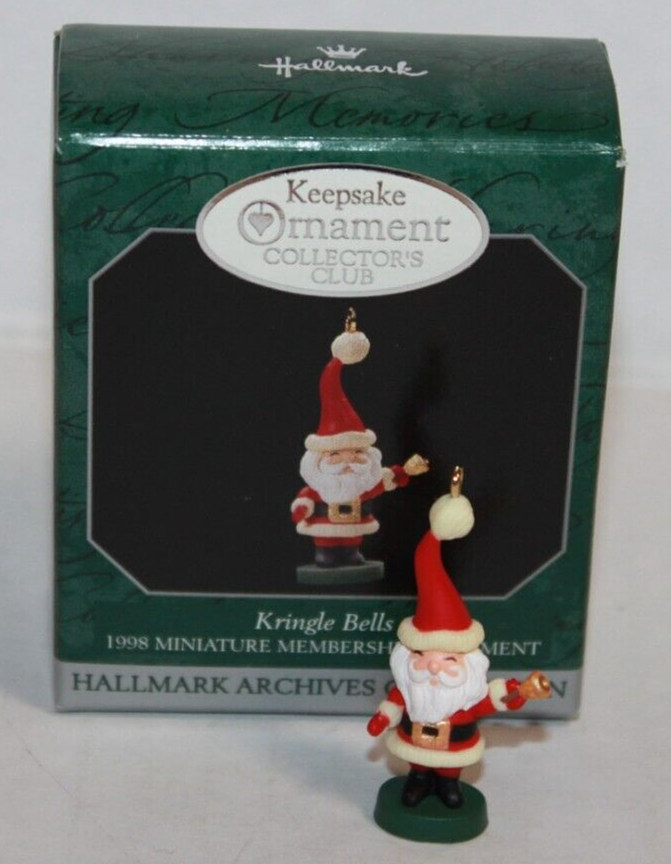 1998 Hallmark Kringle Bells Mini Christmas Ornament NIB
