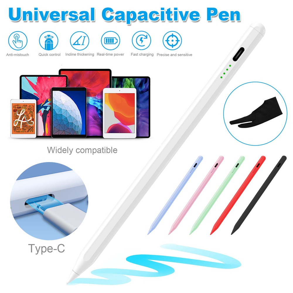 Stylus Pencil For Apple iPad 10/9/8/7/6th Gen Air 6/5/4 Pro/Mini 2018-2024 Pen