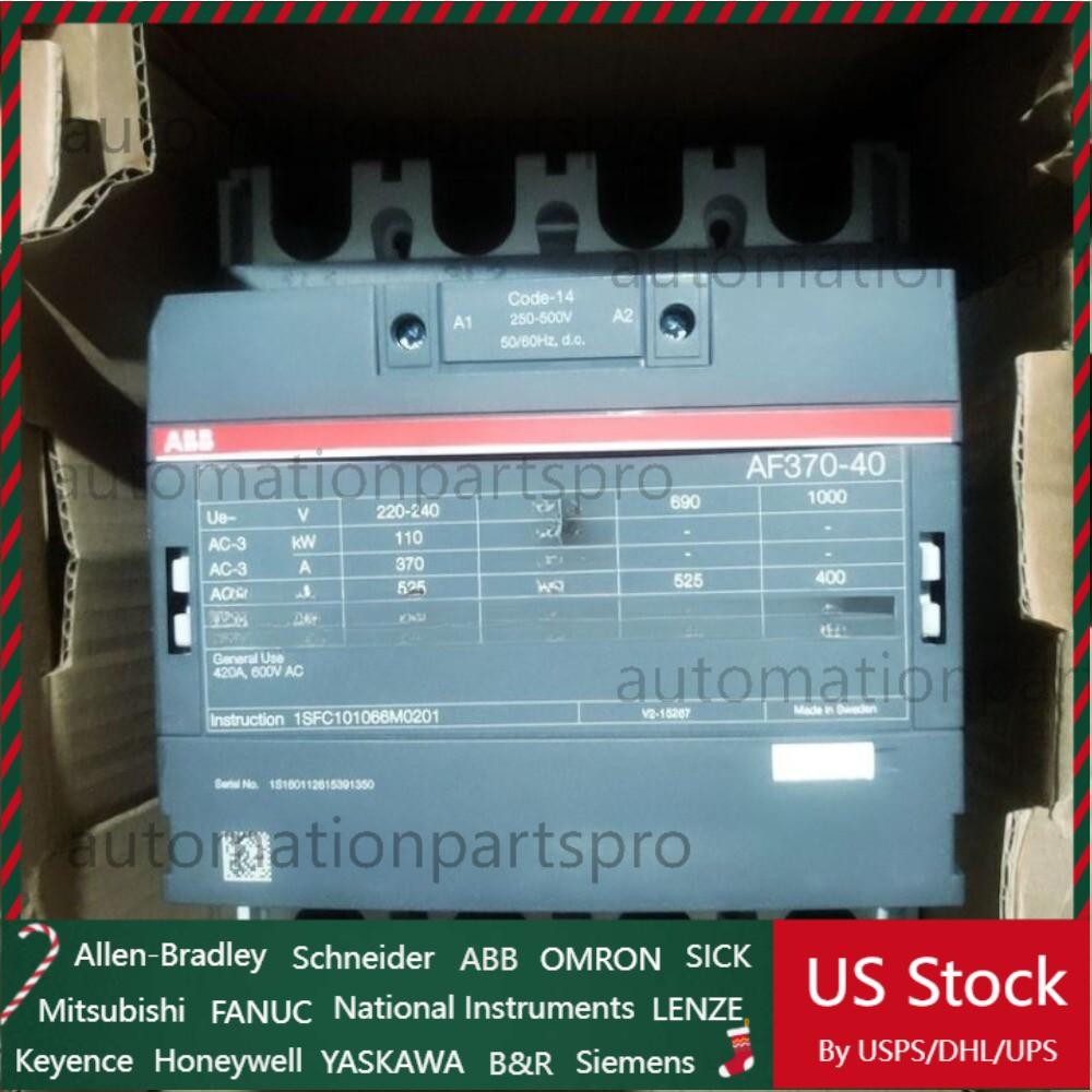 1pcs NEW ABB  AF370-40-11-14 250-500VAC/DC