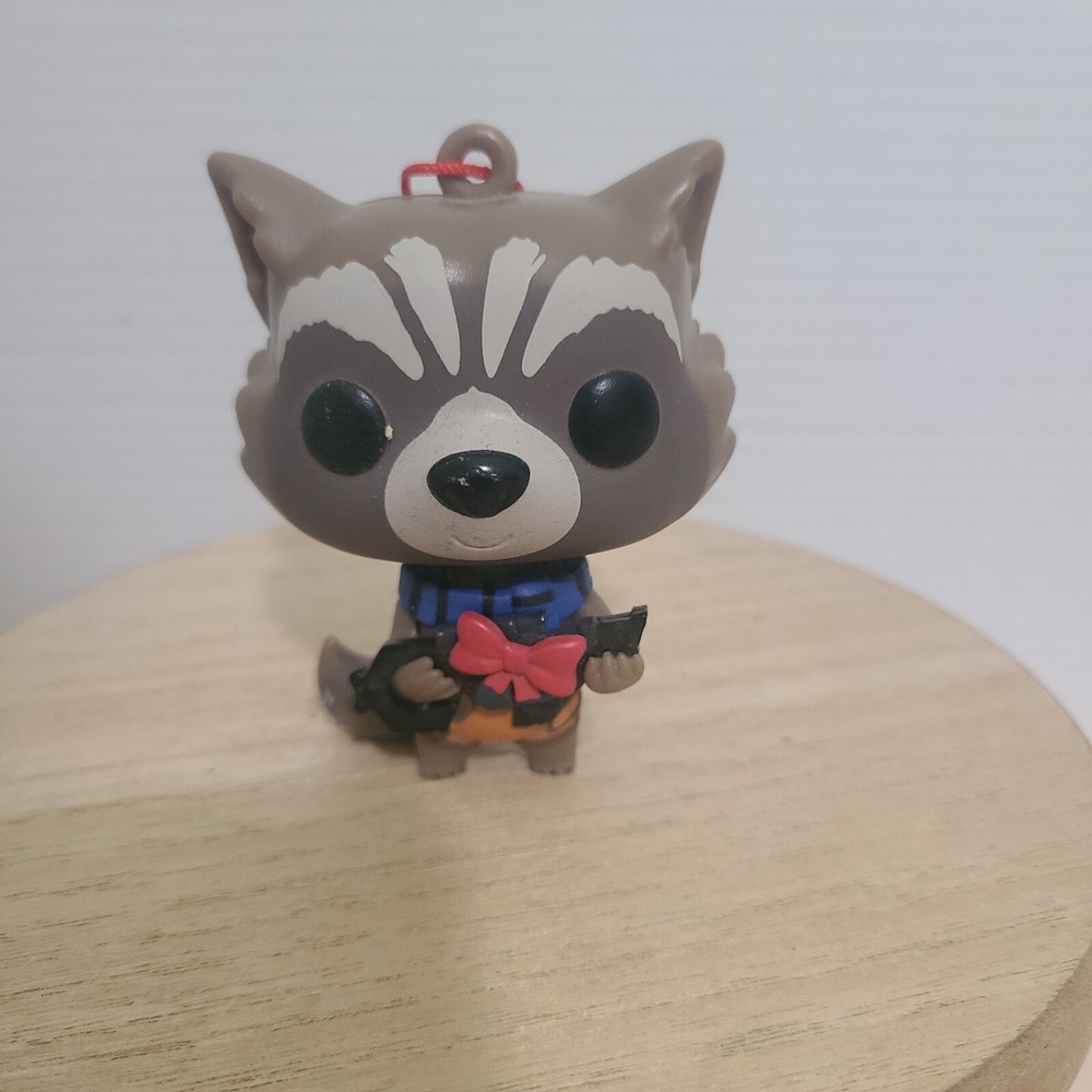 Funko Rocket Bobbler Christmas Ornament 2015 Guardians Of The Galaxy No Box