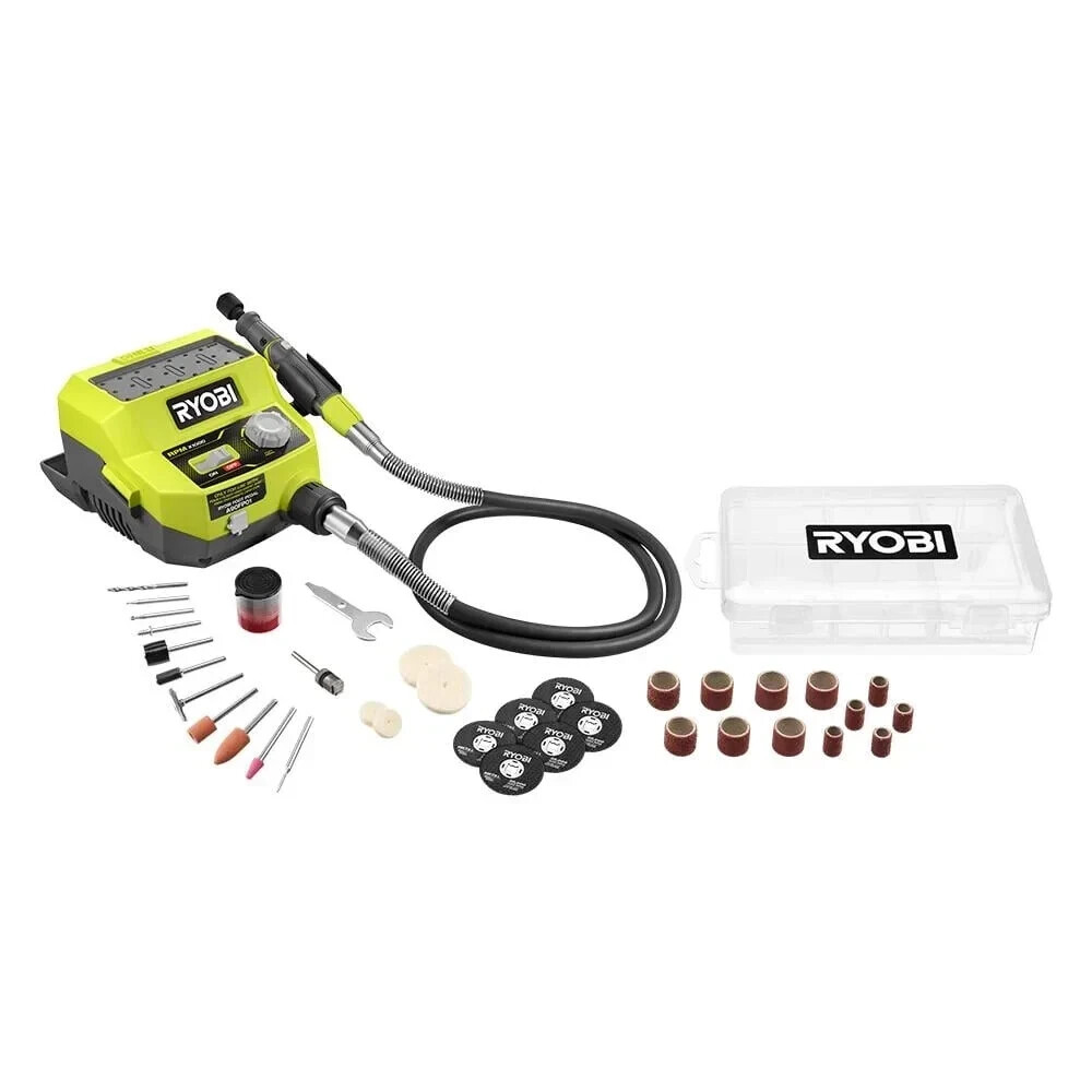 Ryobi 18V ONE+ 35K RPM Rotary Tool Station PCL480B Black Green