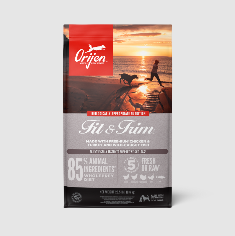NEW Orijen Fit & Trim Dog Food 23.5 lbs Grain Free High Protein Adult Formula