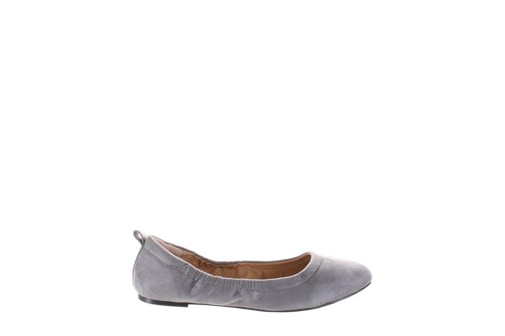 DailyShoes Womens Cassie Gray Ballet Flats Size 5