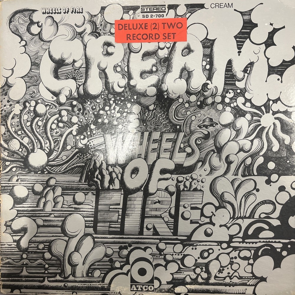 Cream - Wheels Of Fire Vinyl Record 2nd Press 2LP VG++