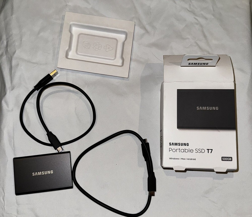 Samsung T7 MU-PC500T/AM 500 GB Portable SSD- External